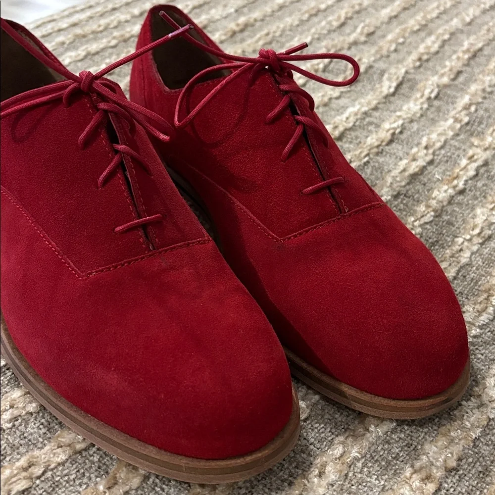 J.D. Fisk Lace Up Brogues Round Toe Casual Suede Men’s Lace Shoes Sz‎ 9.5